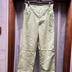 Escada Light Green Stretchy Pants